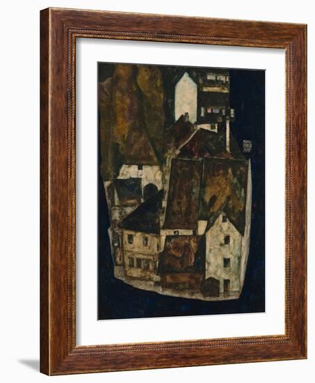 Dead City III (City on the Blue River Ii), 1911-Egon Schiele-Framed Giclee Print