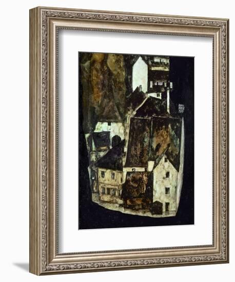 Dead City III (City on the Blue River III), 1911-Egon Schiele-Framed Giclee Print