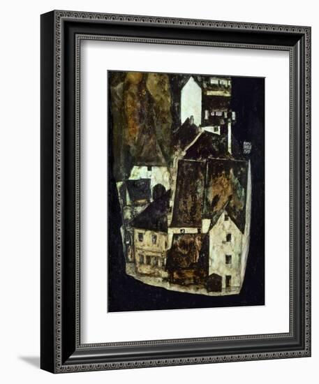 Dead City III (City on the Blue River III), 1911-Egon Schiele-Framed Giclee Print