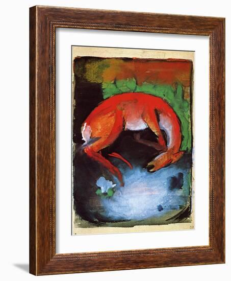 Dead Deer, 1913-Franz Marc-Framed Giclee Print