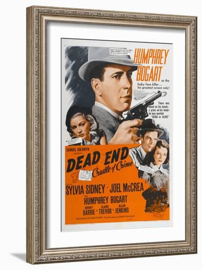 Dead End: Cradle of Crime, 1937, "Dead End" Directed by William Wyler-null-Framed Giclee Print