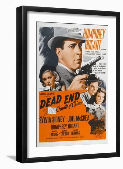 Dead End: Cradle of Crime, 1937, "Dead End" Directed by William Wyler-null-Framed Giclee Print