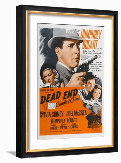 Dead End: Cradle of Crime, 1937, "Dead End" Directed by William Wyler-null-Framed Giclee Print