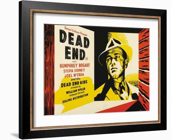 Dead End, UK Movie Poster, 1937-null-Framed Art Print