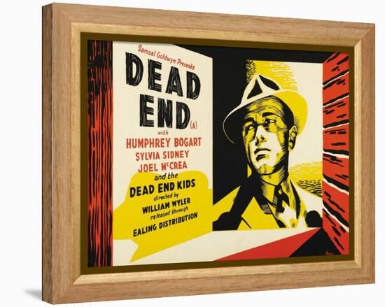 Dead End, UK Movie Poster, 1937-null-Framed Stretched Canvas