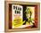 Dead End, UK Movie Poster, 1937-null-Framed Stretched Canvas