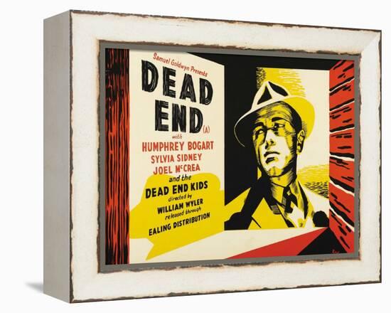 Dead End, UK Movie Poster, 1937-null-Framed Stretched Canvas