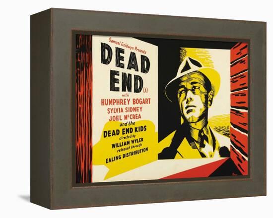 Dead End, UK Movie Poster, 1937-null-Framed Stretched Canvas