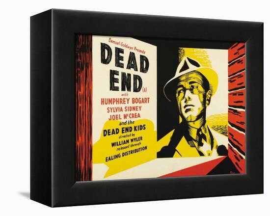 Dead End, UK Movie Poster, 1937-null-Framed Stretched Canvas