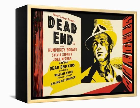 Dead End, UK Movie Poster, 1937-null-Framed Stretched Canvas