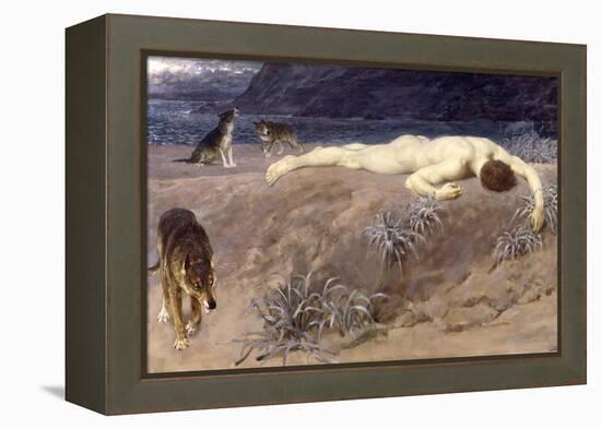 Dead Hector, 1892-Briton Rivière-Framed Premier Image Canvas