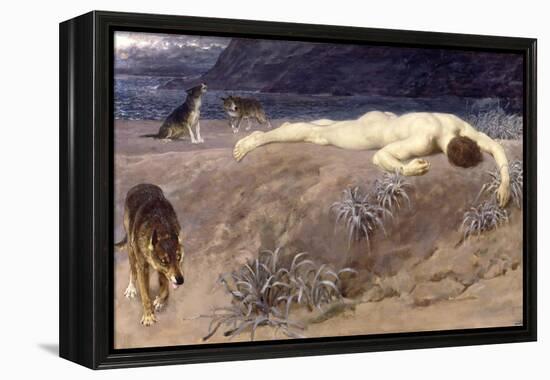 Dead Hector, 1892-Briton Rivière-Framed Premier Image Canvas