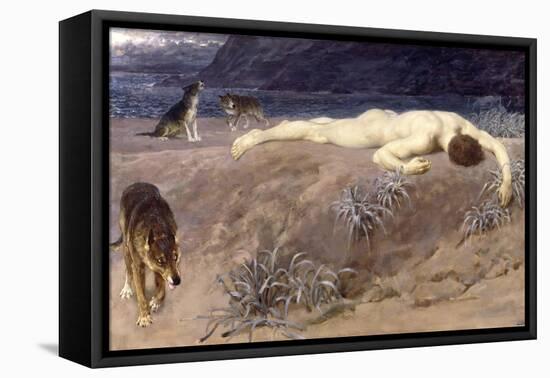 Dead Hector, 1892-Briton Rivière-Framed Premier Image Canvas