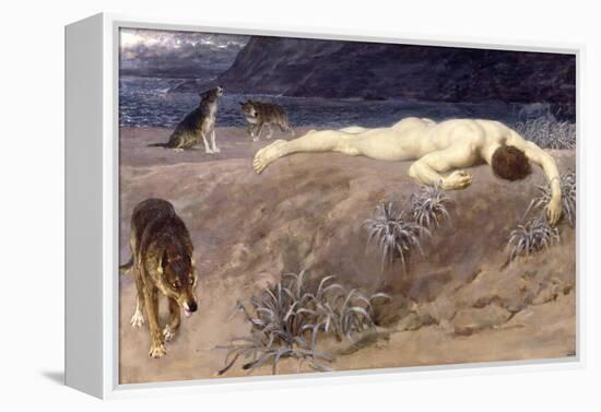 Dead Hector, 1892-Briton Rivière-Framed Premier Image Canvas