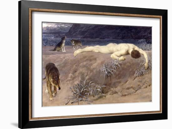 Dead Hector, 1892-Briton Rivière-Framed Giclee Print