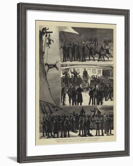 Dead Horse Festival on Board a Sailing-Ship-Joseph Nash-Framed Giclee Print