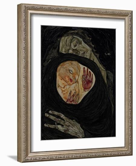 Dead Mother I, 1910-Egon Schiele-Framed Giclee Print