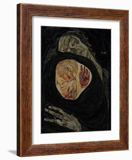 Dead Mother I, 1910-Egon Schiele-Framed Giclee Print