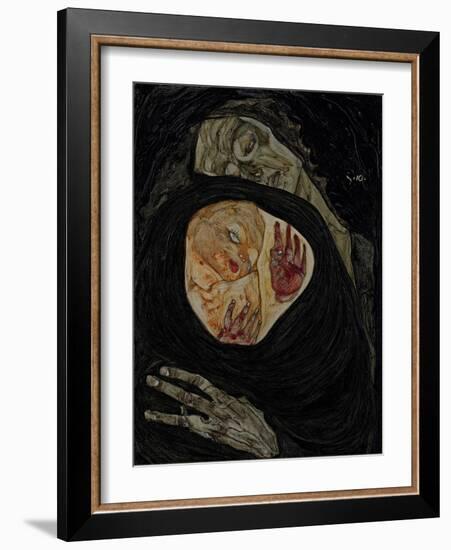 Dead Mother I, 1910-Egon Schiele-Framed Giclee Print
