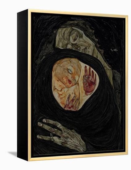 Dead Mother I, 1910-Egon Schiele-Framed Premier Image Canvas