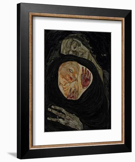 Dead Mother I, 1910-Egon Schiele-Framed Giclee Print