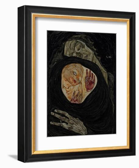 Dead Mother I, 1910-Egon Schiele-Framed Giclee Print