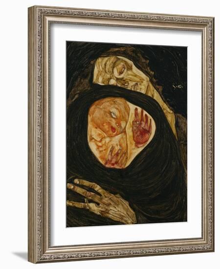 Dead Mother, Tote Mutter (I)-Egon Schiele-Framed Giclee Print