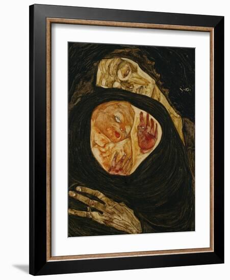 Dead Mother, Tote Mutter (I)-Egon Schiele-Framed Giclee Print