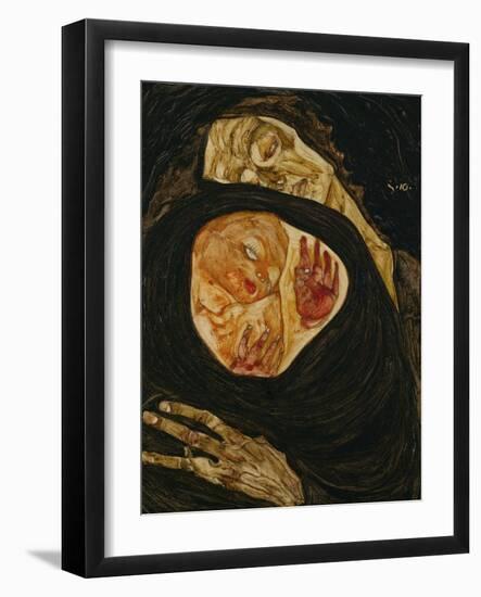 Dead Mother, Tote Mutter (I)-Egon Schiele-Framed Giclee Print