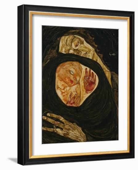 Dead Mother, Tote Mutter (I)-Egon Schiele-Framed Giclee Print