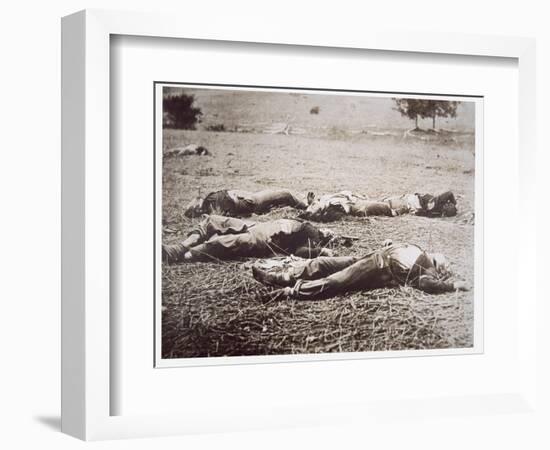 Dead on the Field of Gettysburg, July 1863-American Photographer-Framed Giclee Print