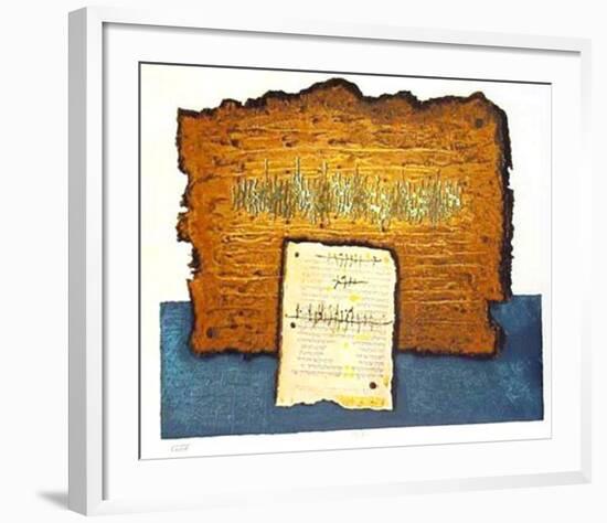 Dead Sea Scrolls-Moshé Castel-Framed Premium Edition