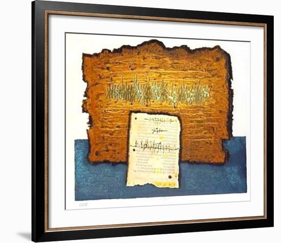 Dead Sea Scrolls-Moshé Castel-Framed Premium Edition