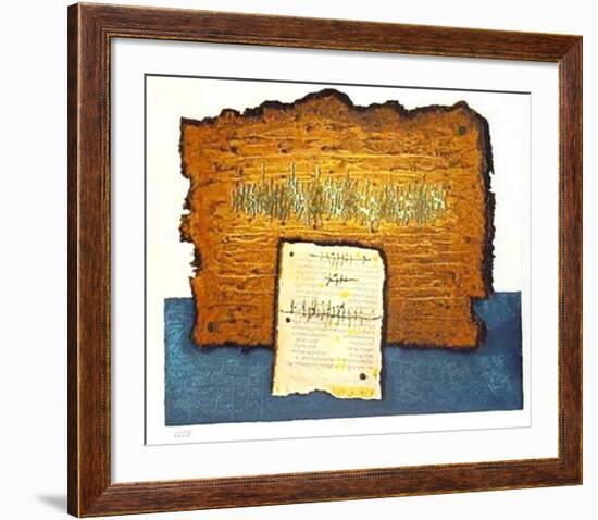 Dead Sea Scrolls-Moshé Castel-Framed Premium Edition