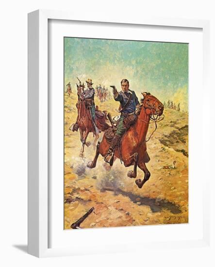 Dead Sure-Charles Shreyvogel-Framed Art Print