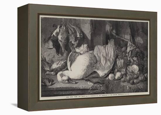 Dead Swan, Game, and Fruit-William Duffield-Framed Premier Image Canvas