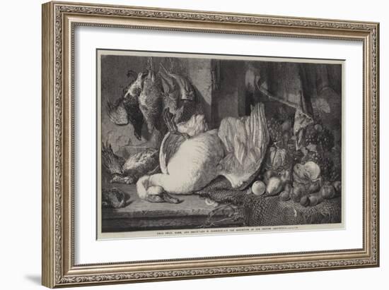 Dead Swan, Game, and Fruit-William Duffield-Framed Giclee Print