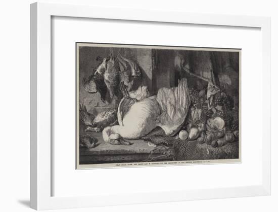 Dead Swan, Game, and Fruit-William Duffield-Framed Giclee Print