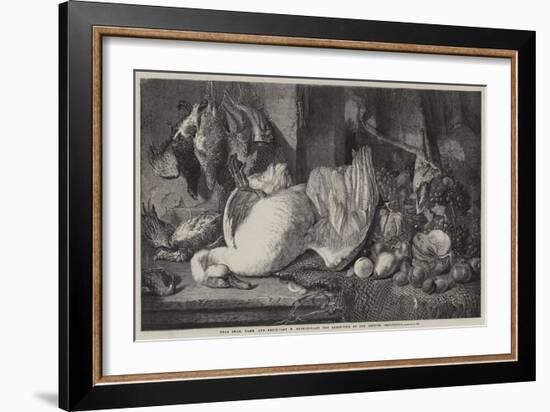 Dead Swan, Game, and Fruit-William Duffield-Framed Giclee Print