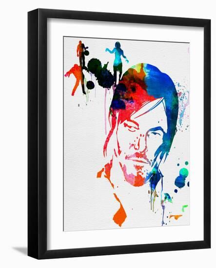 Dead Watercolor-Lora Feldman-Framed Art Print