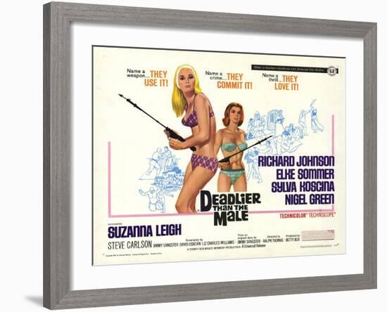 Deadlier Than the Male, 1967-null-Framed Art Print