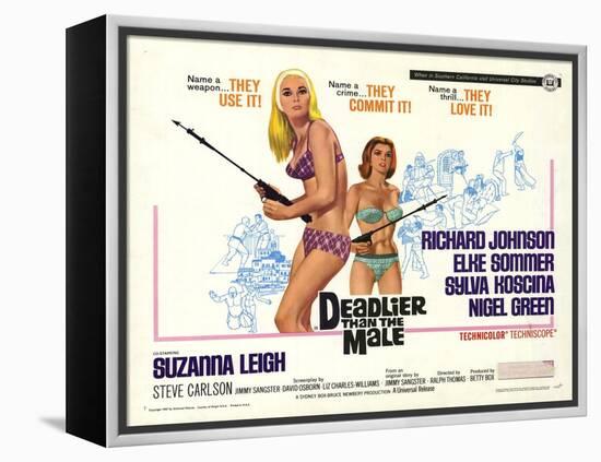 Deadlier Than the Male, 1967-null-Framed Stretched Canvas