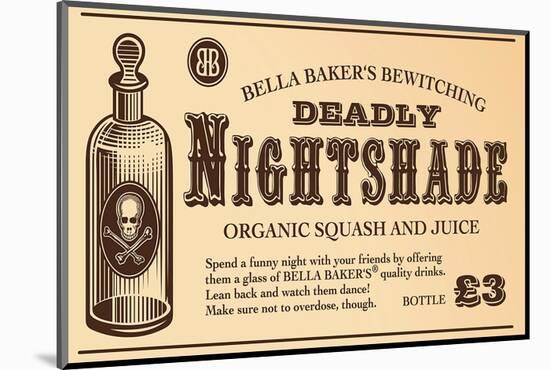 Deadly Nightshade-null-Mounted Art Print