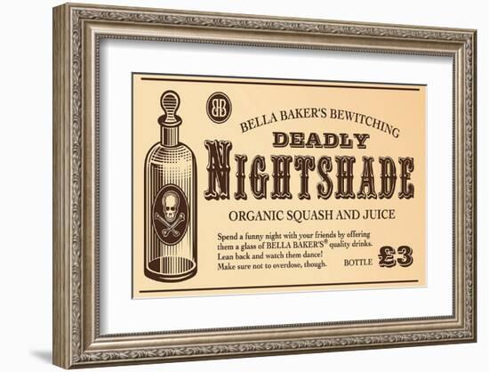 Deadly Nightshade-null-Framed Art Print