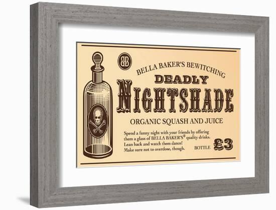 Deadly Nightshade-null-Framed Art Print