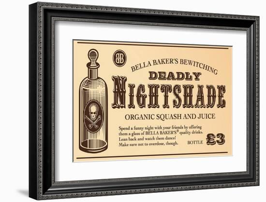 Deadly Nightshade-null-Framed Art Print