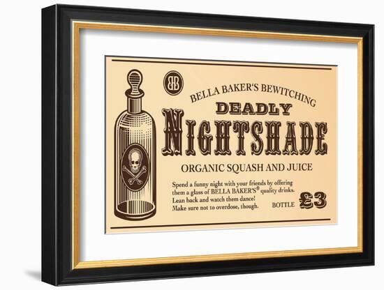 Deadly Nightshade-null-Framed Art Print