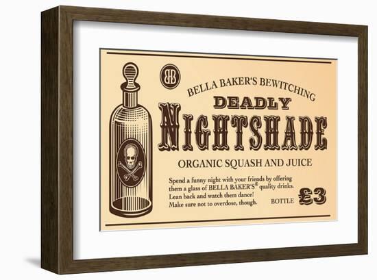 Deadly Nightshade-null-Framed Art Print