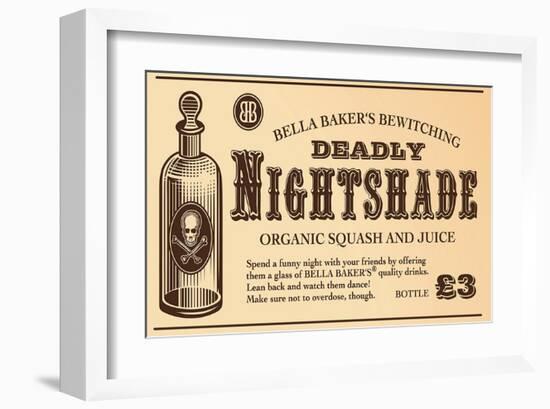 Deadly Nightshade-null-Framed Art Print