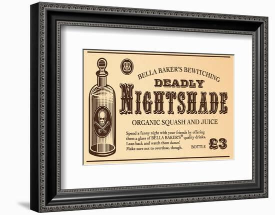 Deadly Nightshade-null-Framed Premium Giclee Print